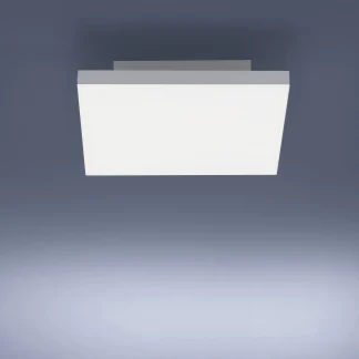 Leuchten Direkt LED Deckenleuchte Canvas weiß 29,5 x 29,5 cm dimmbar