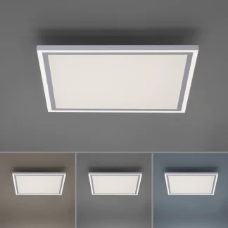 Leuchten Direkt LED Panel Edging weiß 46,4 x 46,4 cm dimmbar