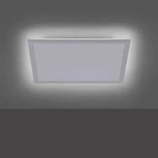 Leuchten Direkt LED Deckenleuchte Flat weiß 45 x 45 cm Backlight 22 W