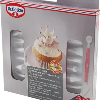 Dr. Oetker Modellierwerkzeuge für Marzipan und Fondant 6-teilig