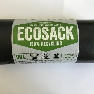 Nordio Müllsäcke 80 L schwarz 10 Stück