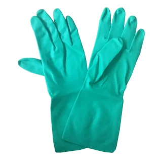 Nordio Latexfreier Haushalts-Handschuh Gr. S, sensitiv, grün