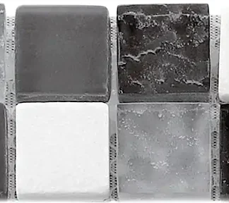 Fliesenbordüre Lightstone Rustica 4,8 x 29,8 cm grau mix