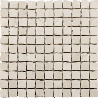 Mosaikfliese Marmor Antik 30 x 30 cm beige Steinmaß: ca. 2,5 x 2,5 cm