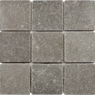 Mosaikfliese Quarzit Big 30 x 30 cm grau Steinmaß: ca. 9,8 x 9,8 cm