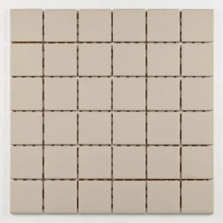 Mosaikfliese Maxi 30 x 30 cm creme Steinmaß: ca. 4,7 x 4,7 cm