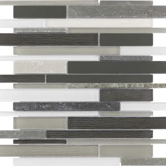 Mosaikfliese Premium 31 x 30 cm weiß-beige