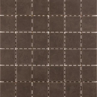 Mosaikfliese Maxi 30 x 30 cm braun-glasiert Steinmaß: ca. 4,7 x 4,7 cm