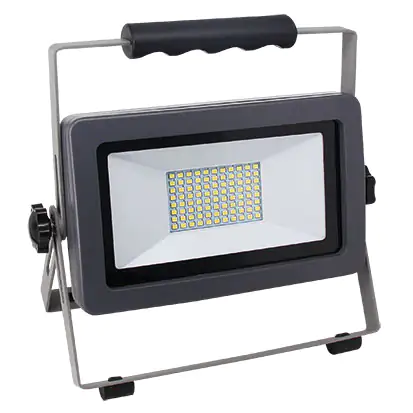 REV Ritter LED Fluter Flare auf Ständer 50 W, silber-anthrazit