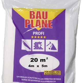 Jufol Bauplane Profi 0,08 mm 5 x 4 m = 20  transparent