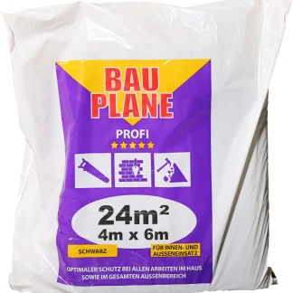 Jufol Bauplane Profi 0,08 mm 6 x 4 m = 24  schwarz