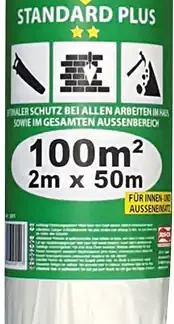Jufol Baufolie Standard 0,15 mm 50 x 2 m = 100  transparent