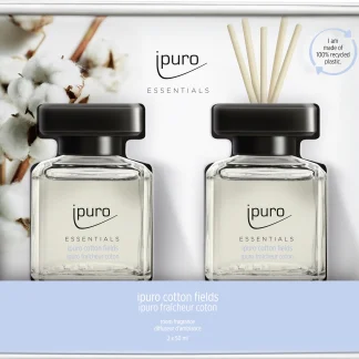 ipuro ESSENTIALS Raumduft Set Cotton Fields 2 x 50 ml