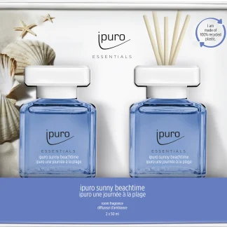 ipuro ESSENTIALS Raumduft Set Sunny Beachtime 2 x 50 ml