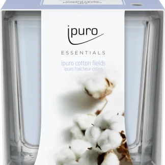 ipuro ESSENTIALS Duftkerze Cotton Fields 125 g