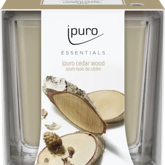 ipuro ESSENTIALS Duftkerze Cedar Wood 125 g