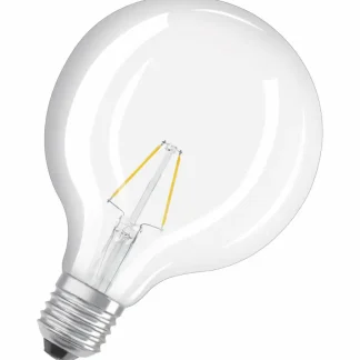 Osram LED Globelampe Retrofit 25 E27 2W warmweiß, klar