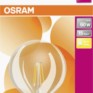 Osram LED Leuchtmittel Classic E27 7W warmweiß, klar