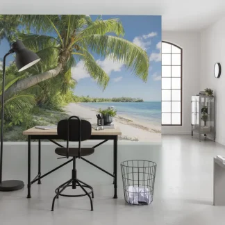 Komar Vlies Fototapete Fiji Dreams Boat 450 x 280 cm