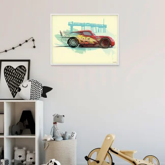Komar Wandbild Cars Lightning McQu 70 x 50 cm
