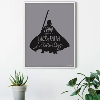 Komar Wandbild SW Sil Quotes Vader 50 x 70 cm