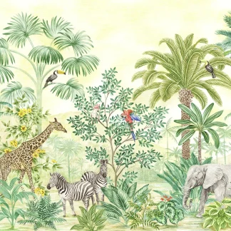 Komar Vlies Fototapete Jungle Adventure 350 x 280 cm