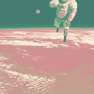 Komar Vlies Fototapete Spacewalk 200 x 280 cm