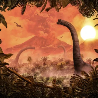 Komar Vlies Fototapete Brachiosaurus Panor 500 x 280 cm