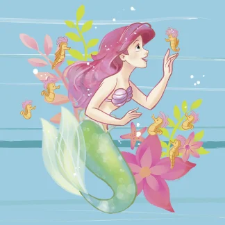 Komar Vlies Fototapete Ariel Little Friend 250 x 250 cm