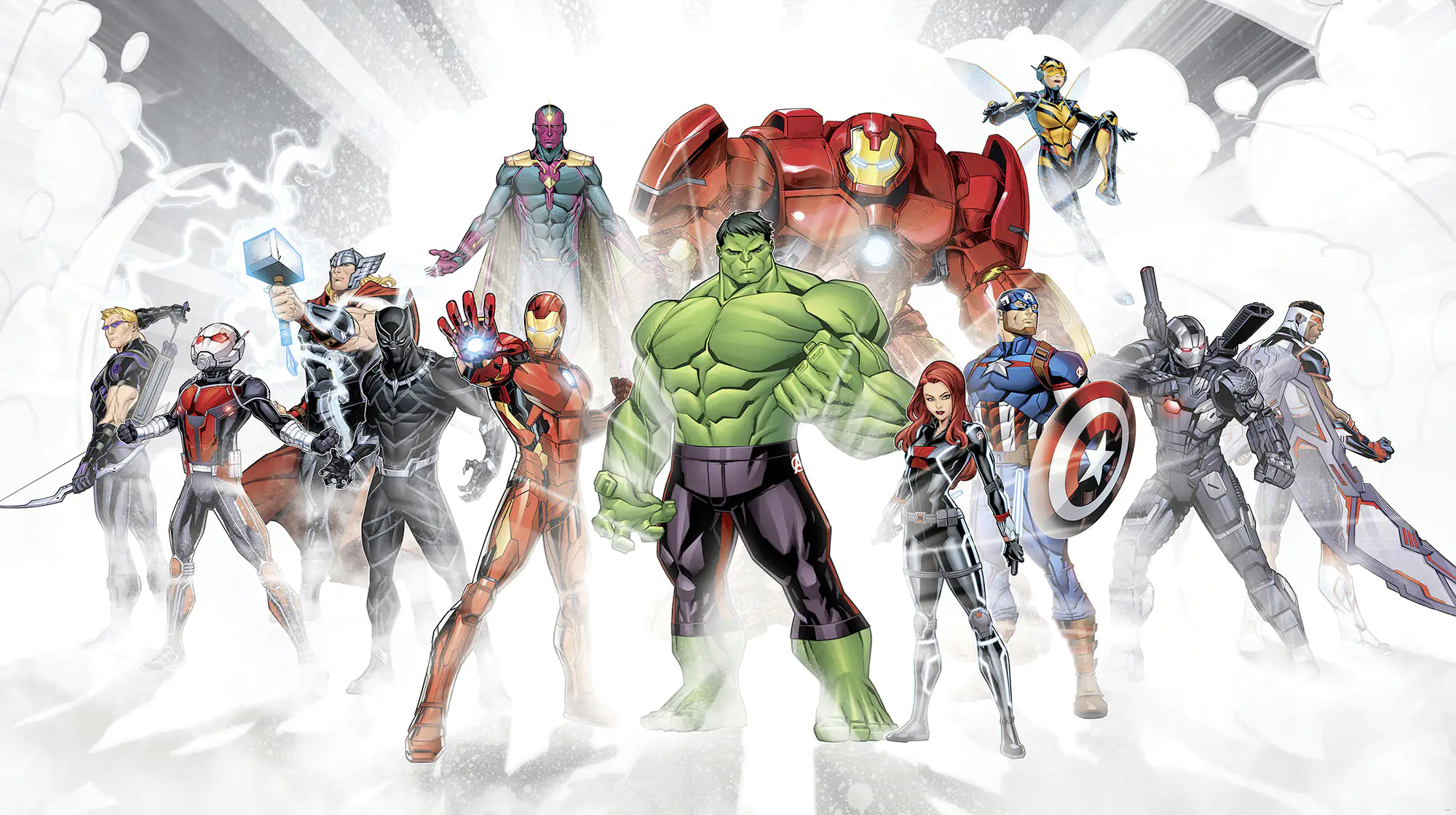 Komar Vlies Fototapete Avengers Unite 500 x 280 cm
