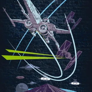 Komar Vlies Fototapete Star Wars Classic X-Wings 200 x 280 cm