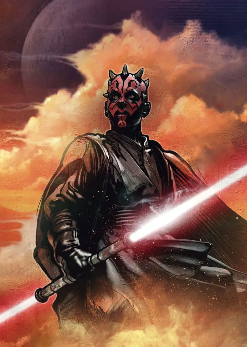 Komar Vlies Fototapete Star Wars Classic Darth Maul 200 x 280 cm