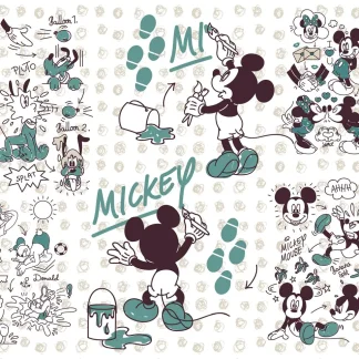 Komar Vlies Fototapete Mickey and Friends 350 x 280 cm