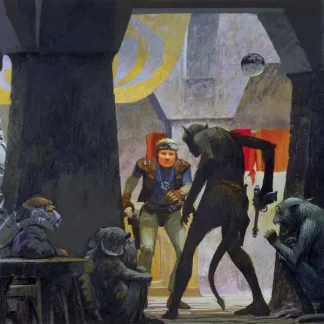 Komar Vlies Fototapete Star Wars Classic Raumhafens Mos Eisley 500 x 250 cm