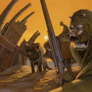 Komar Vlies Fototapete Star Wars Classic Tusken-Räuber 500 x 250 cm