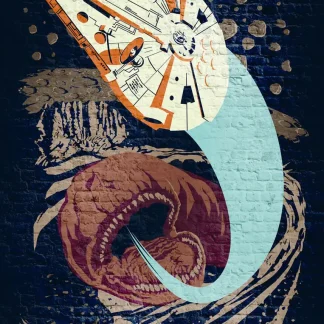 Komar Vlies Fototapete Star Wars Classic Wurm 200 x 280 cm