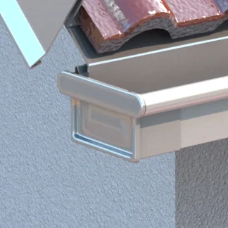 Sarei Alu-Kastenrinnenendstück links, RG 70 anthrazit