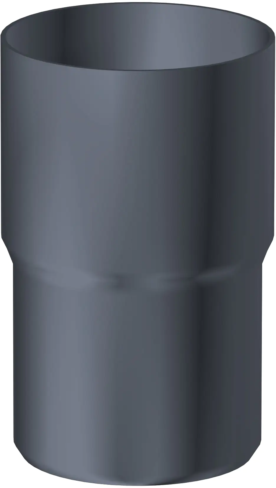 Sarei Fallrohrverbinder DN 60 Alu-anthrazit