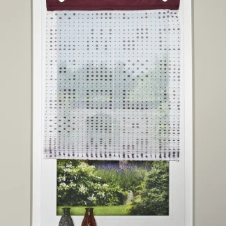 Home Wohnideen Raffrollo Plissee bordeaux 140 x 95 cm