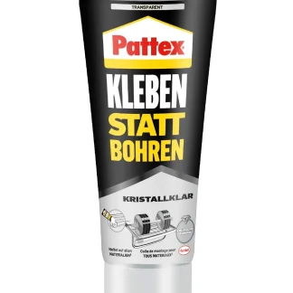 Pattex Montagekleber Kleben statt Bohren Kristallklar 90 g Tube, transparent