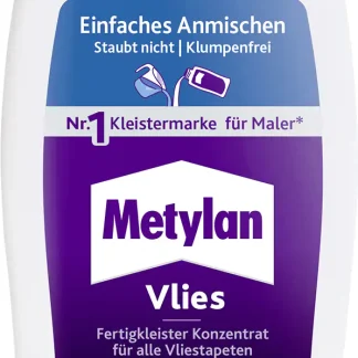 Metylan Vlies Fertigkleister Konzentrat 500 g Flasche, trocknet transparent