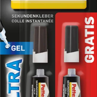 Pattex Ultra Gel und Flüssig Sekundenkleber 3g + 3g