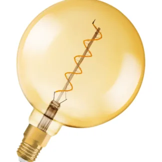 Osram LED Leuchtmittel Globe Vintage 1906 E27 5W warmweiß, amber