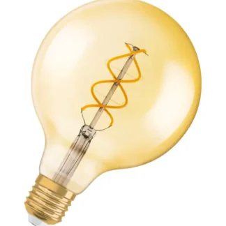 Osram LED Leuchtmittel Globe Spiral Vintage 1906 E27 5W warmweiß, amber