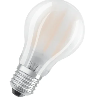 Osram LED Leuchtmittel Cla A60 E27 7W warmweiß, weiß matt