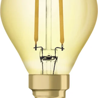 Osram LED Leuchtmittel Vintage 1906 Clas P 22 E14 2,5W warmweiß, amber