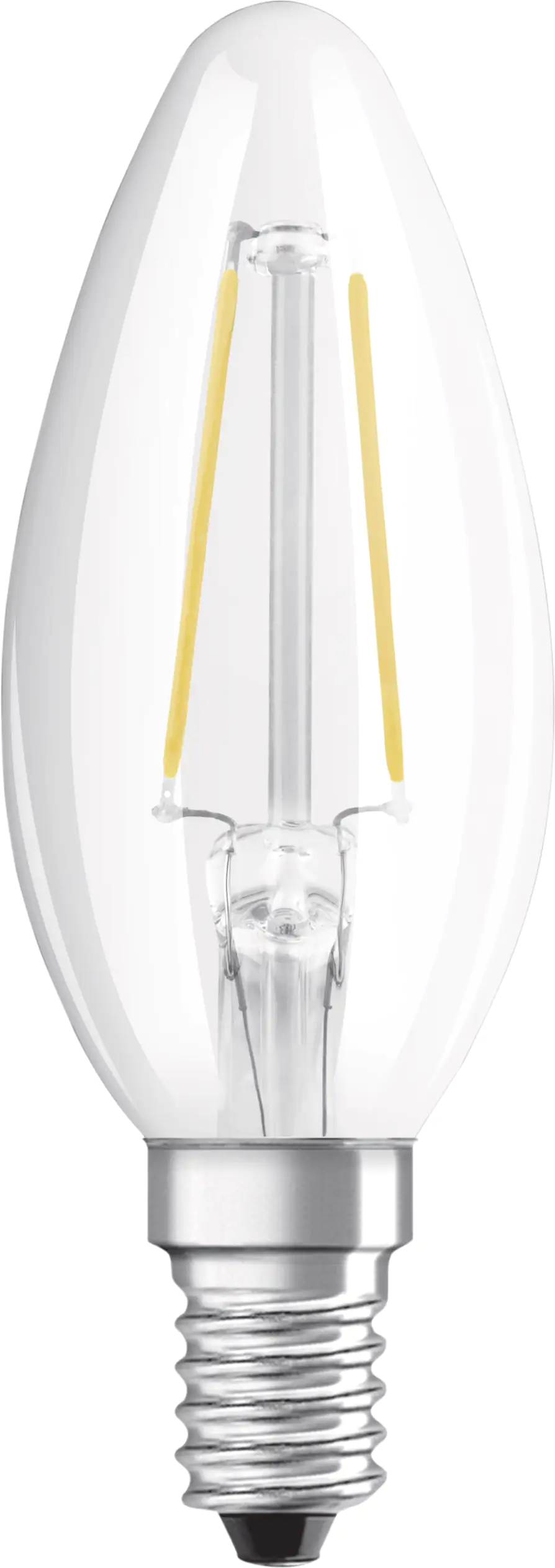 Osram LED Kerzenlampe Star E14 2,5W warmweiß, klar