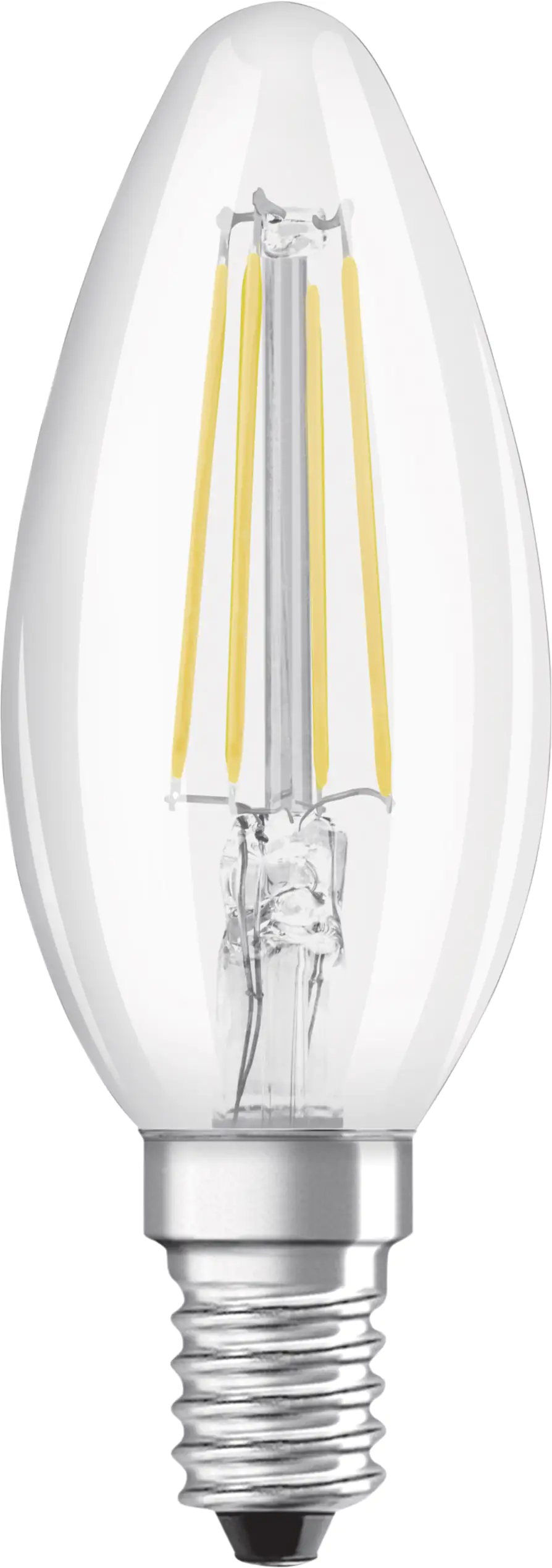 Osram LED Leuchtmittel Star CL E14 4W warmweiß, klar