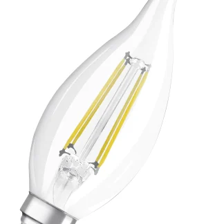 Osram LED Leuchtmittel Classic BA40 E14 4W warmweiß, klar