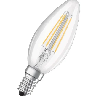 Osram LED Leuchtmittel Retrofit CLB 40 E14 4W warmweiß, klar